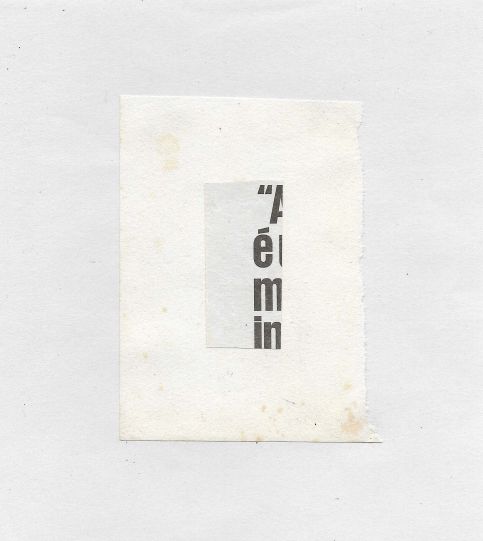 Visual poetry.